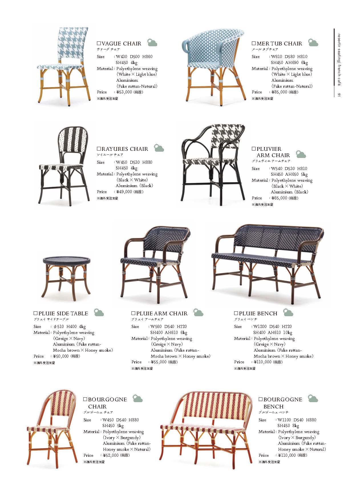 BOURGOGNE BENCH