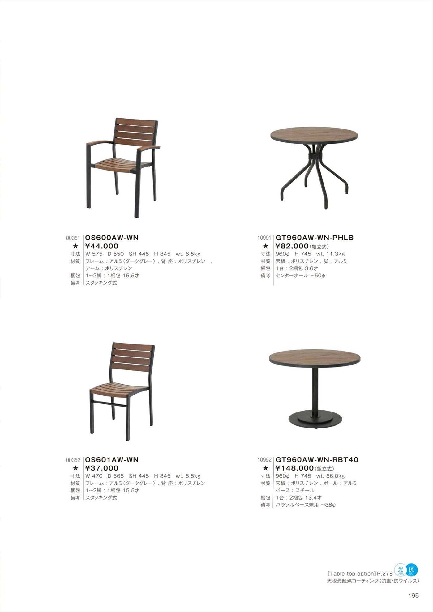 OS601AW-WN Side chair