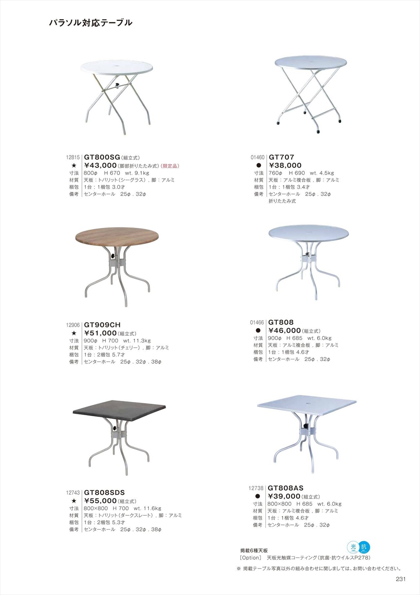 GT808AS Table